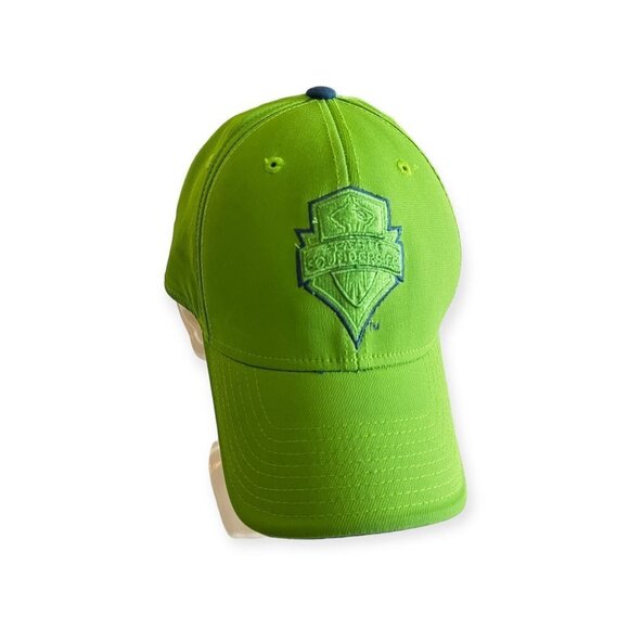 Adidas Men's Seattle Sounders FC MLS Strapback Hat - Picture 1 of 7
